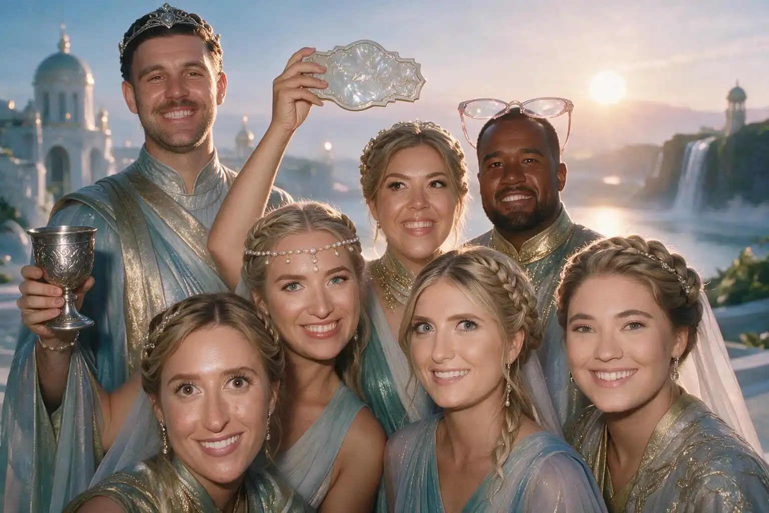 Mariage Galactique — après transformation IA